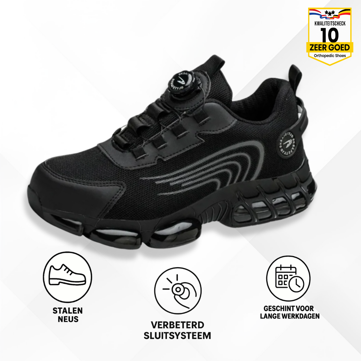 PROLOCK Orthopedische veiligheid en Beschermschoenen Met een Draaisluiting, en Waterbestendig
