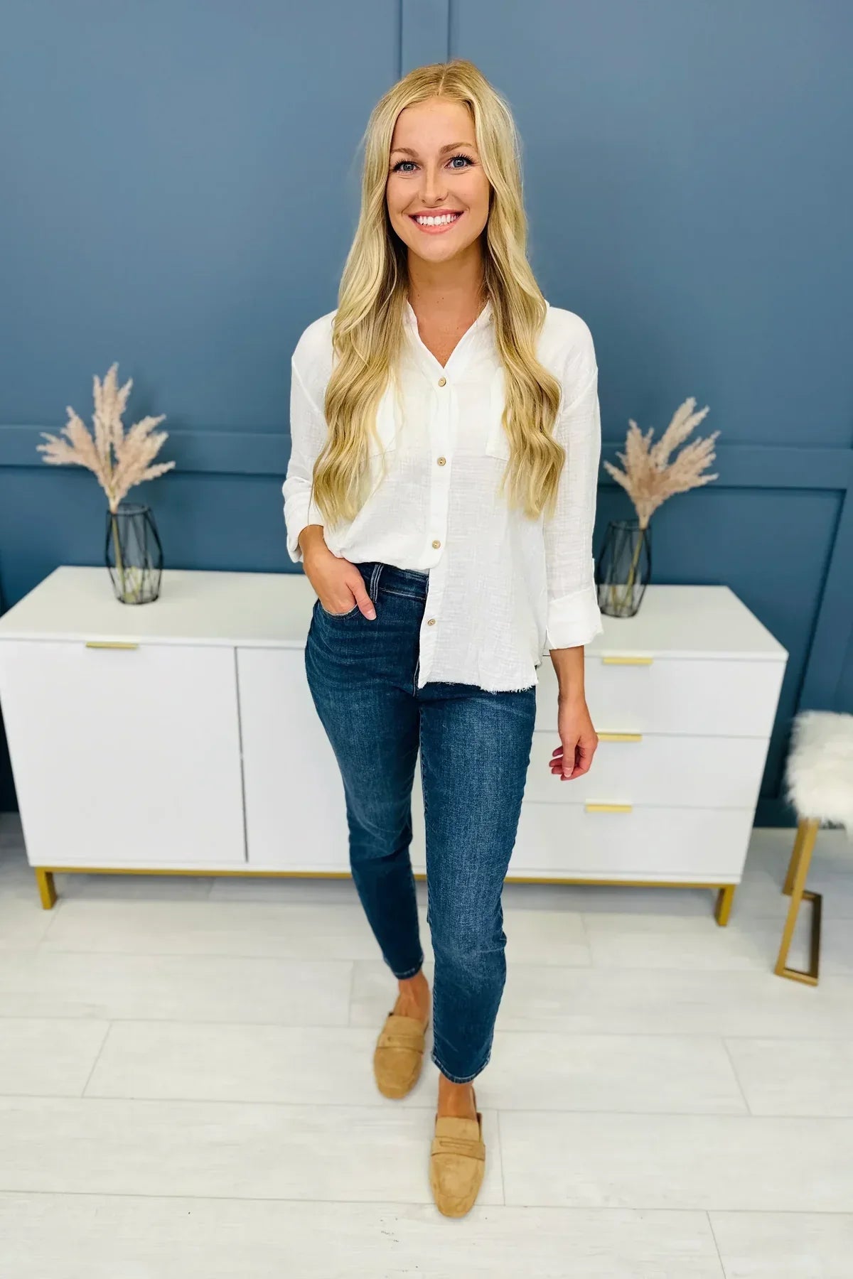 Chantal™ | Stretch Spijkerbroek