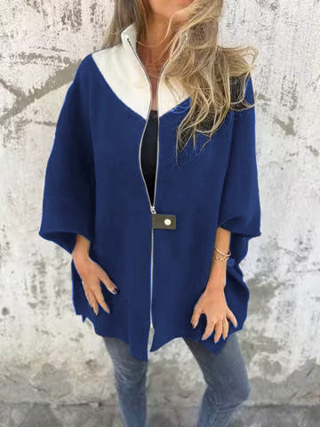Rianne™ - Casual jack met opstaande kraag en ritssluiting