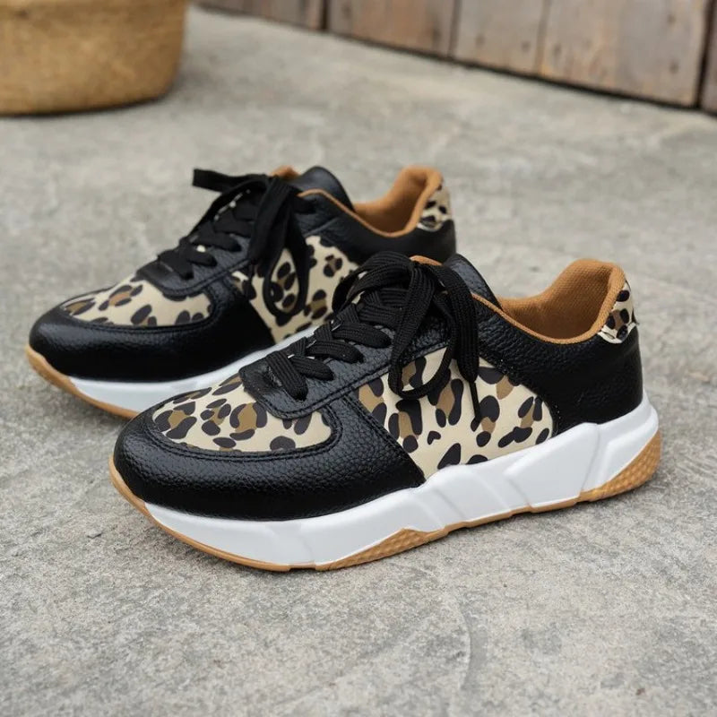 Crissa | Comfortabele Leopard Sneakers
