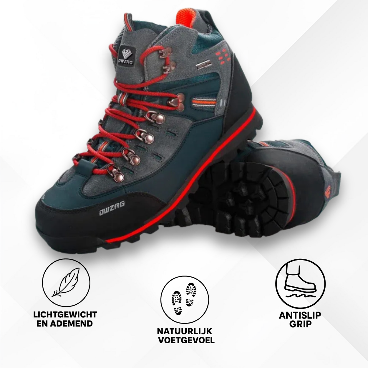TROVIK Wandelsport Schoenen, Leer – en Waterbestendig
