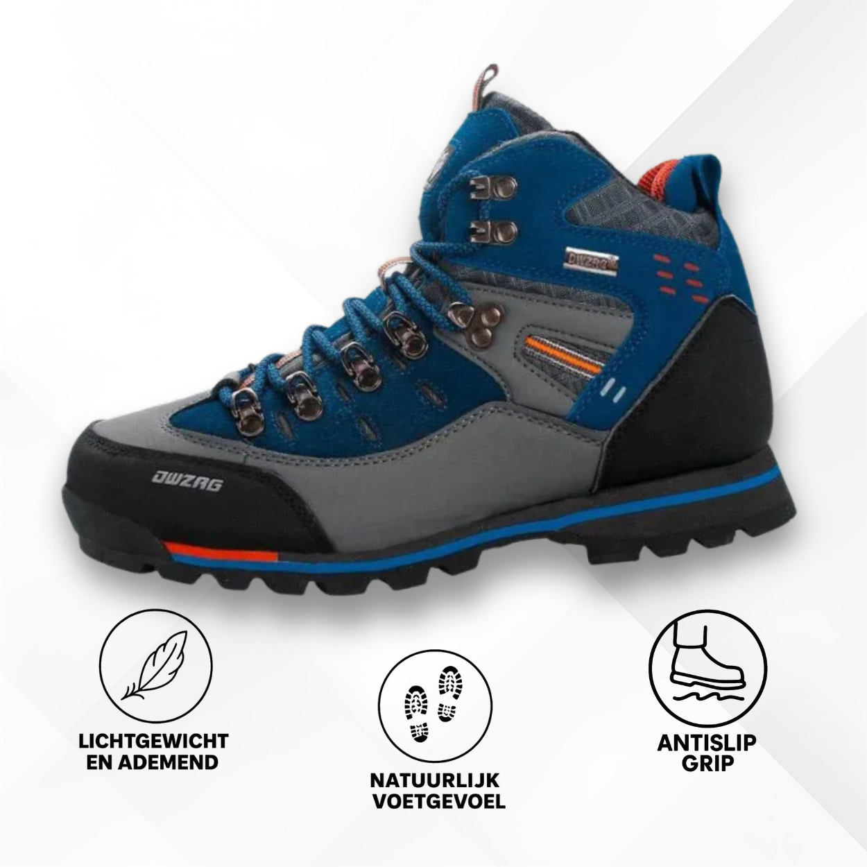 TROVIK Wandelsport Schoenen, Leer – en Waterbestendig