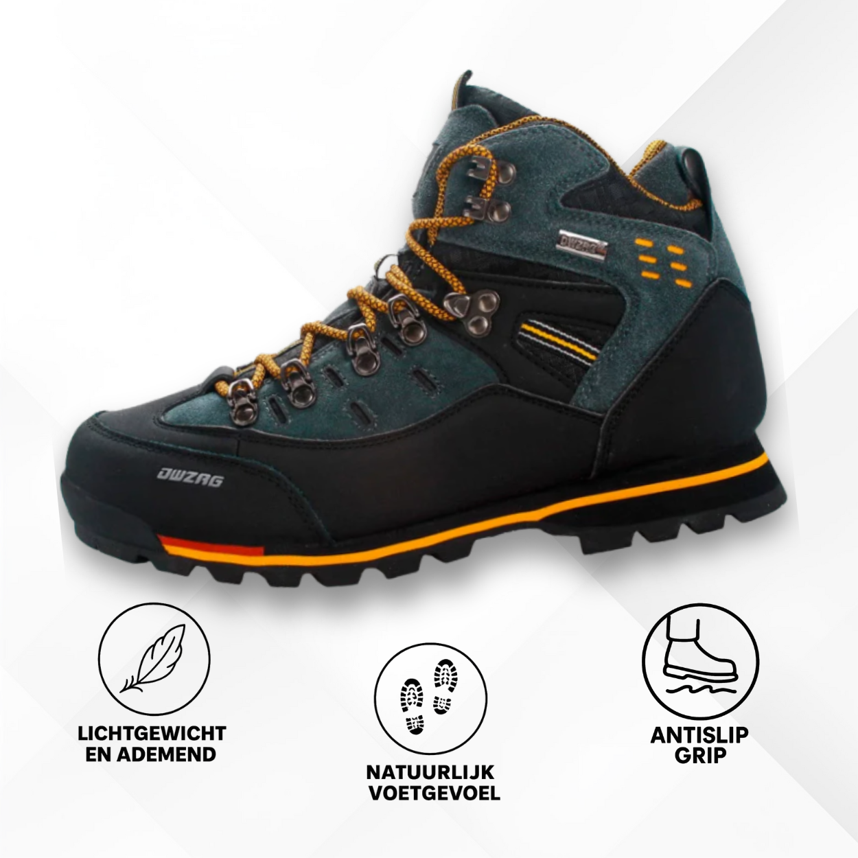 TROVIK Wandelsport Schoenen, Leer – en Waterbestendig
