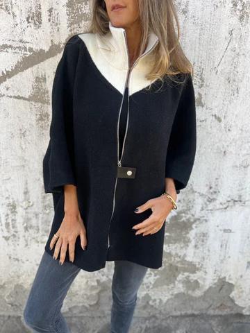 Rianne™ - Casual jack met opstaande kraag en ritssluiting