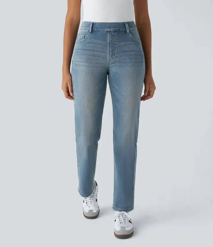 ComfortFit™ - Elastische & Comfortabele Broek Met Hoge Taille