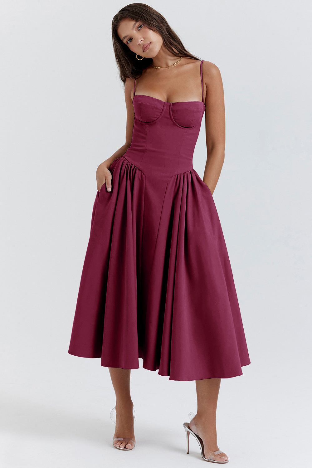 Evi™ - Korset zomerjurk