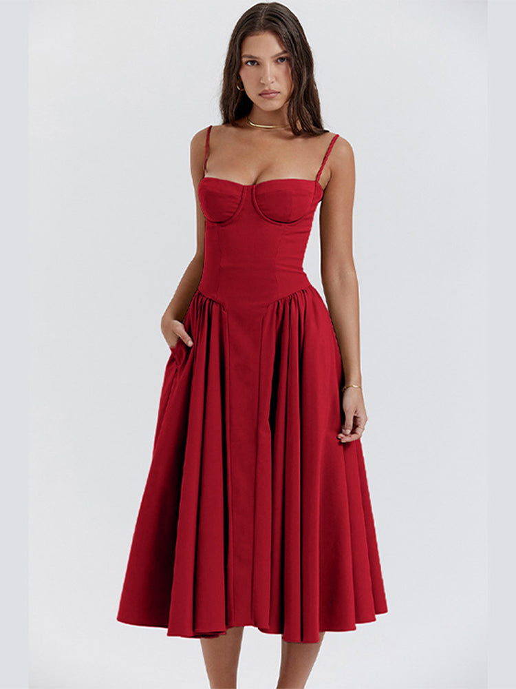Evi™ - Korset zomerjurk