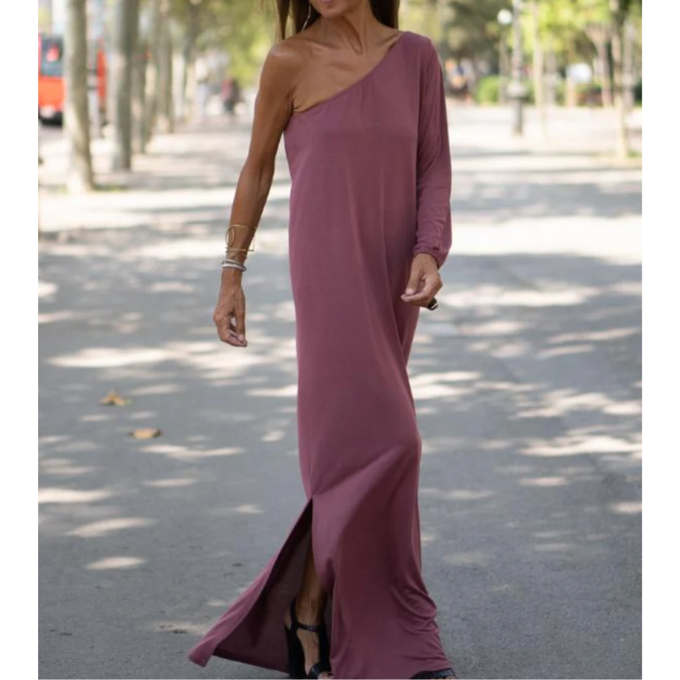 Estella - Elegante One-shoulder Jurk