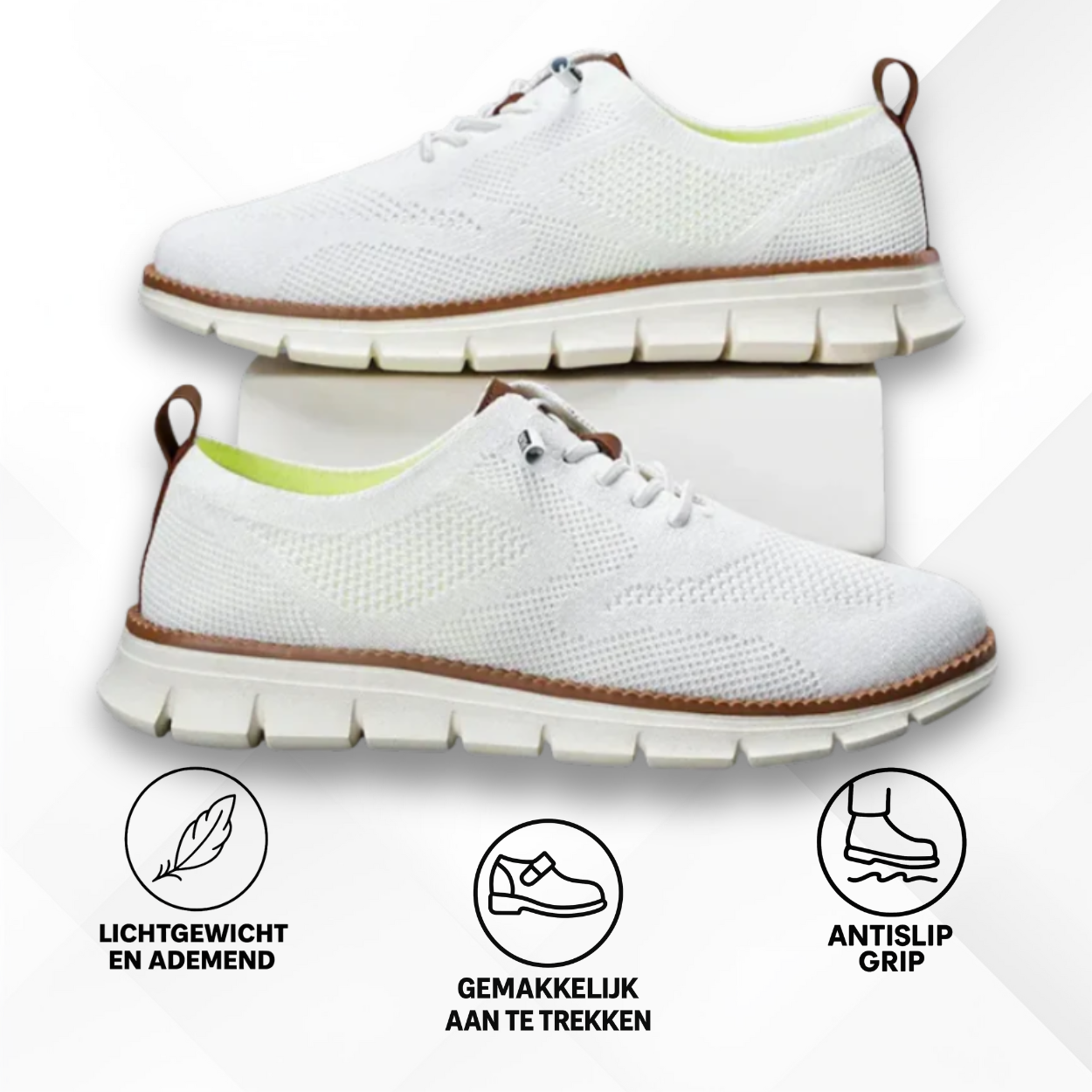 DailyAir Lichtgewicht Ademend Herenschoenen – Dagelijks comfort met Antislipzool en Kleuraccenten