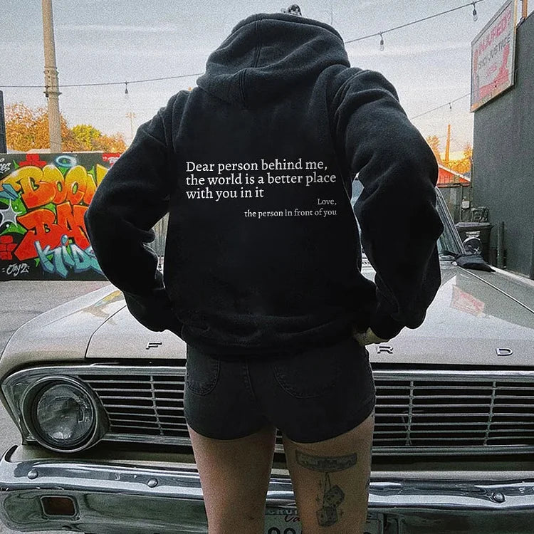 ‘Dear Person Behind Me’ Hoodie 💫