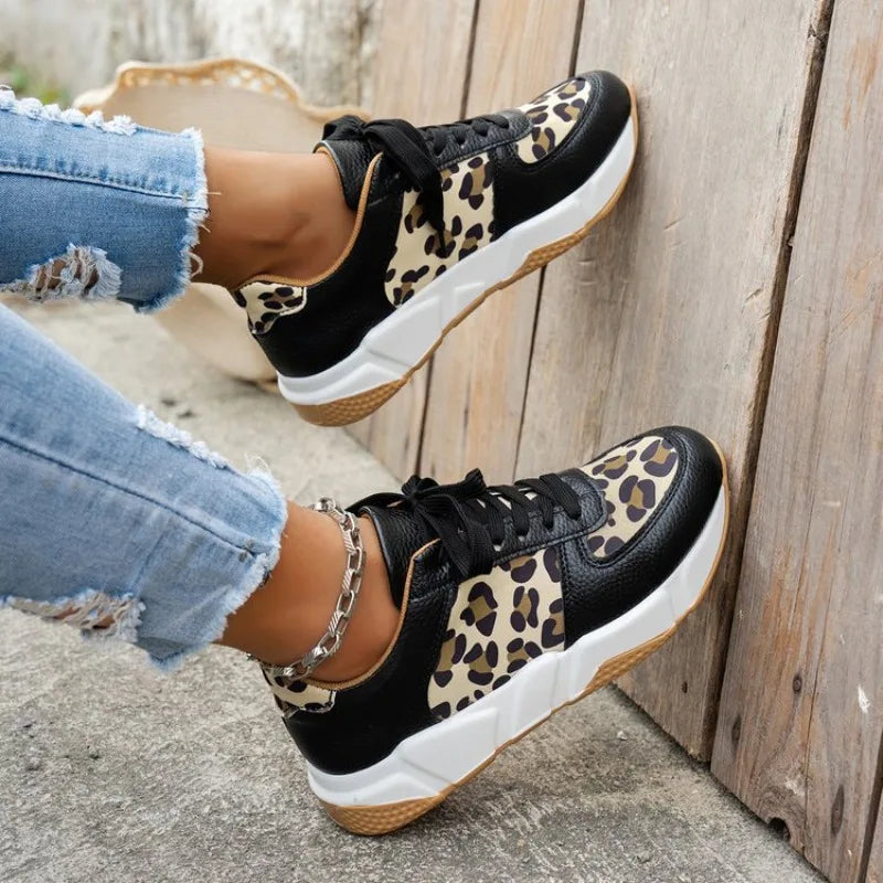 Crissa | Comfortabele Leopard Sneakers