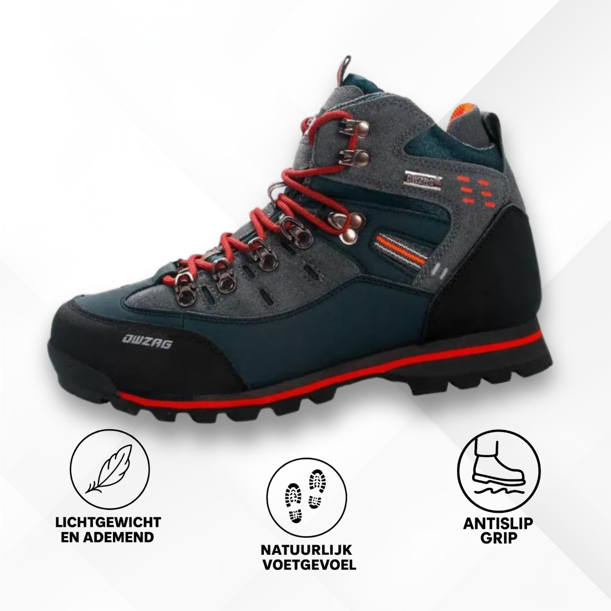 TROVIK Wandelsport Schoenen, Leer – en Waterbestendig