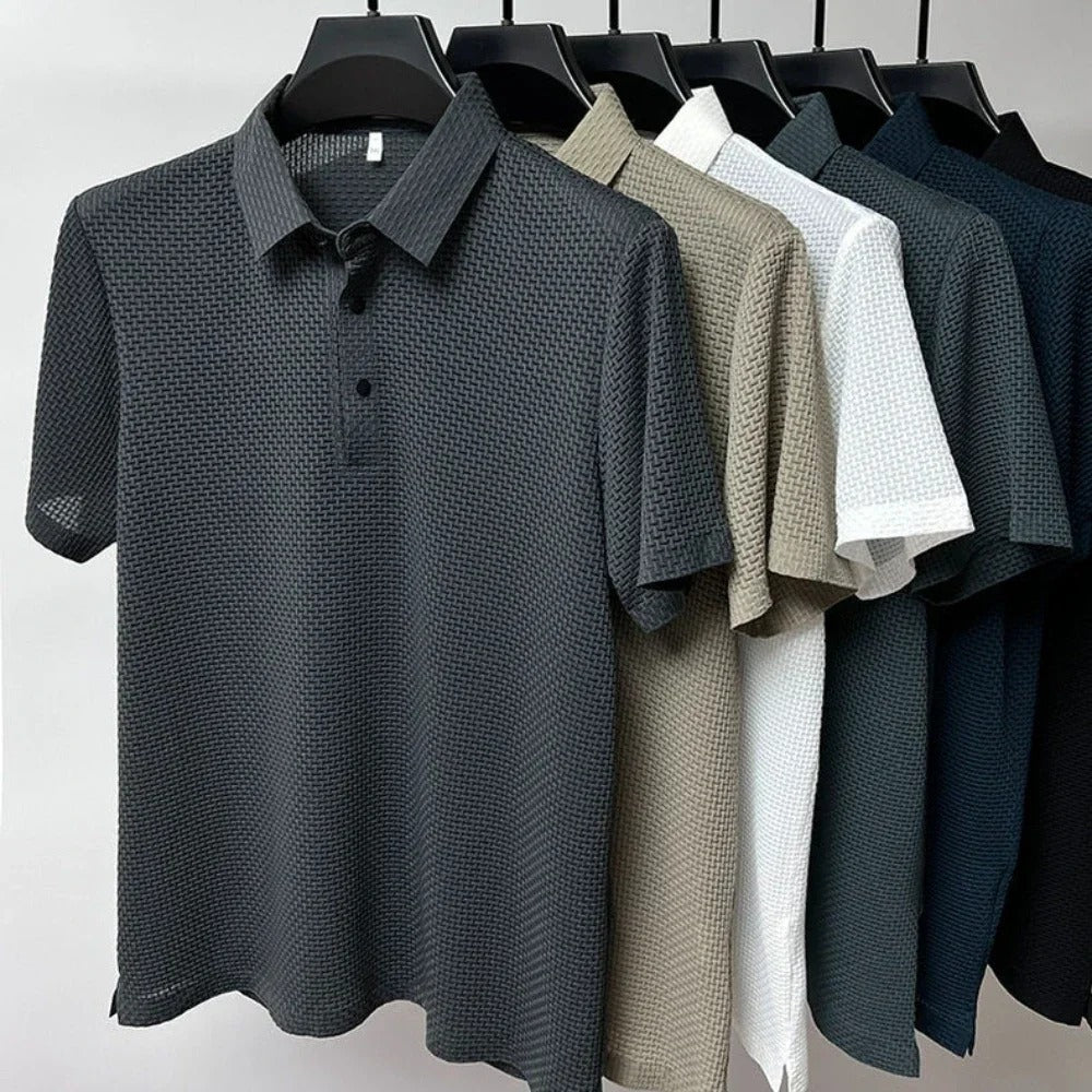 Adam - Heren Ademend Polo Shirt