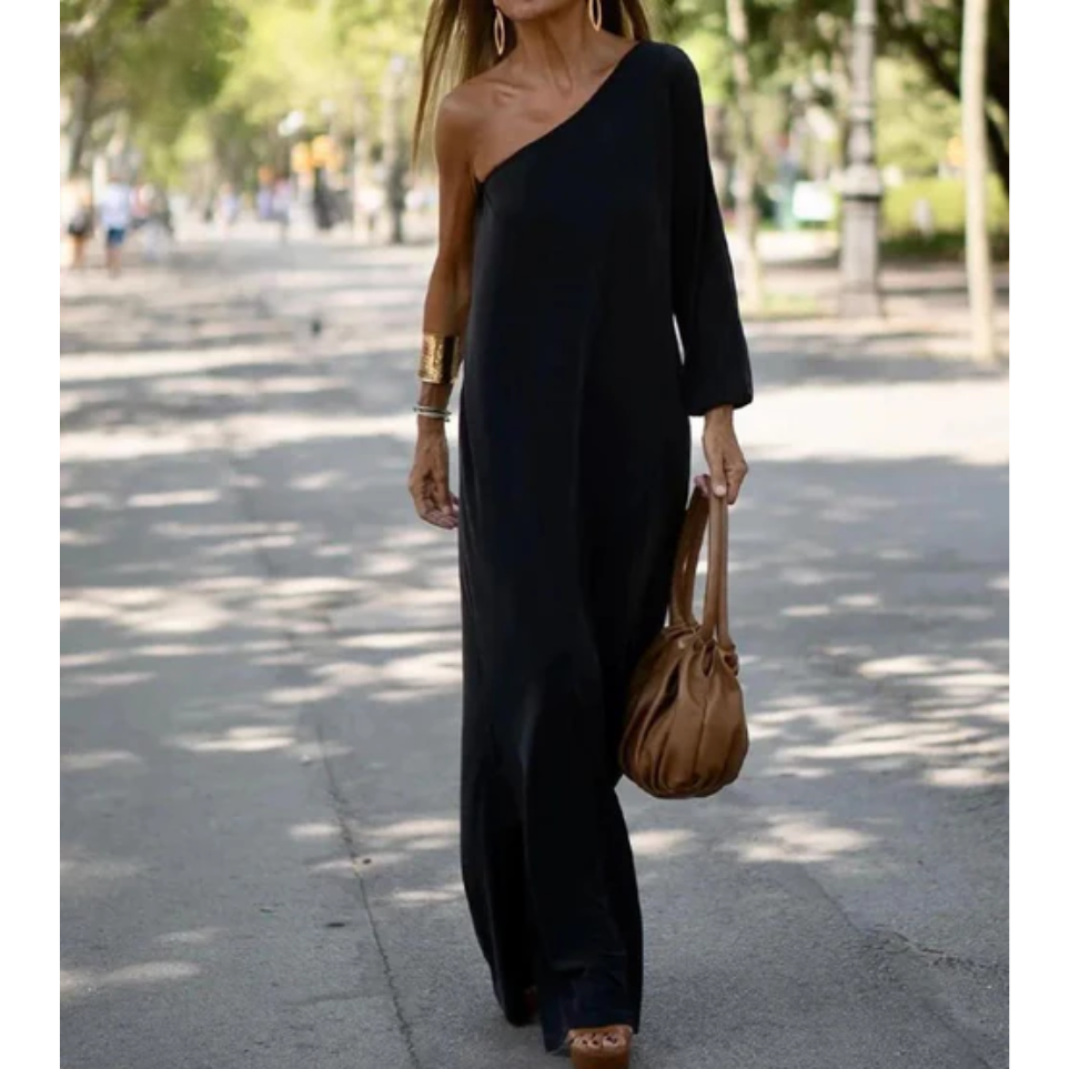 Estella - Elegante One-shoulder Jurk