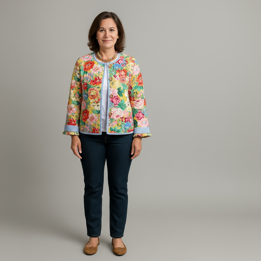 ColorCascade™ - Stijlvolle jas voor het aankomende seizoen