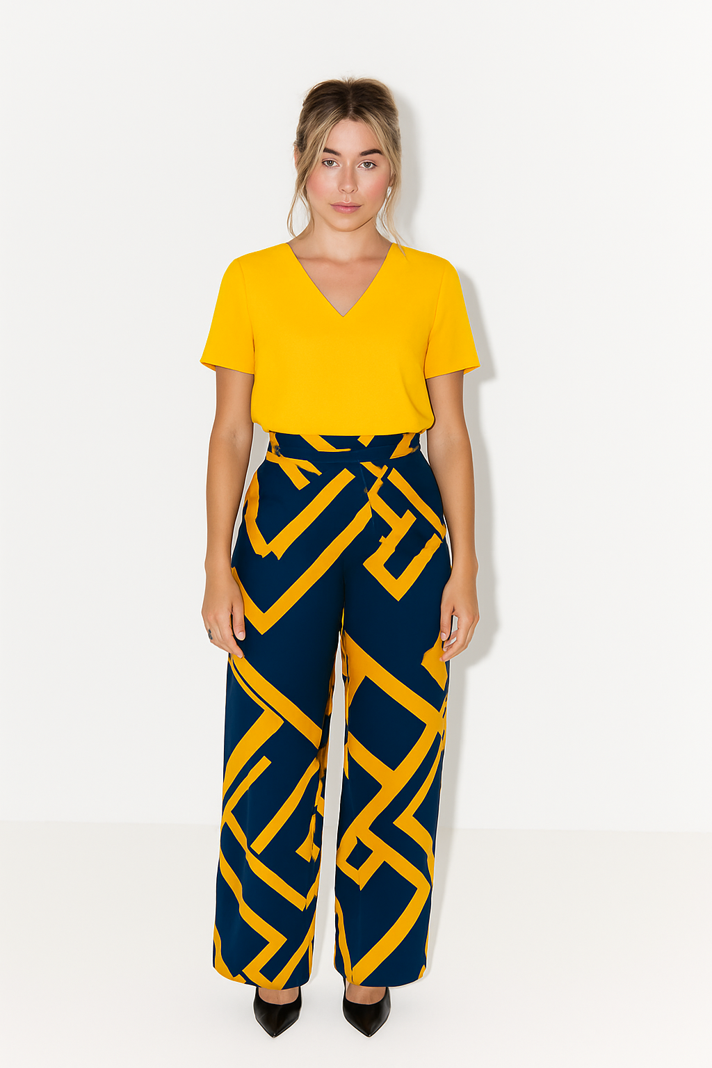Diana™ - Trendy set met blouse en broek